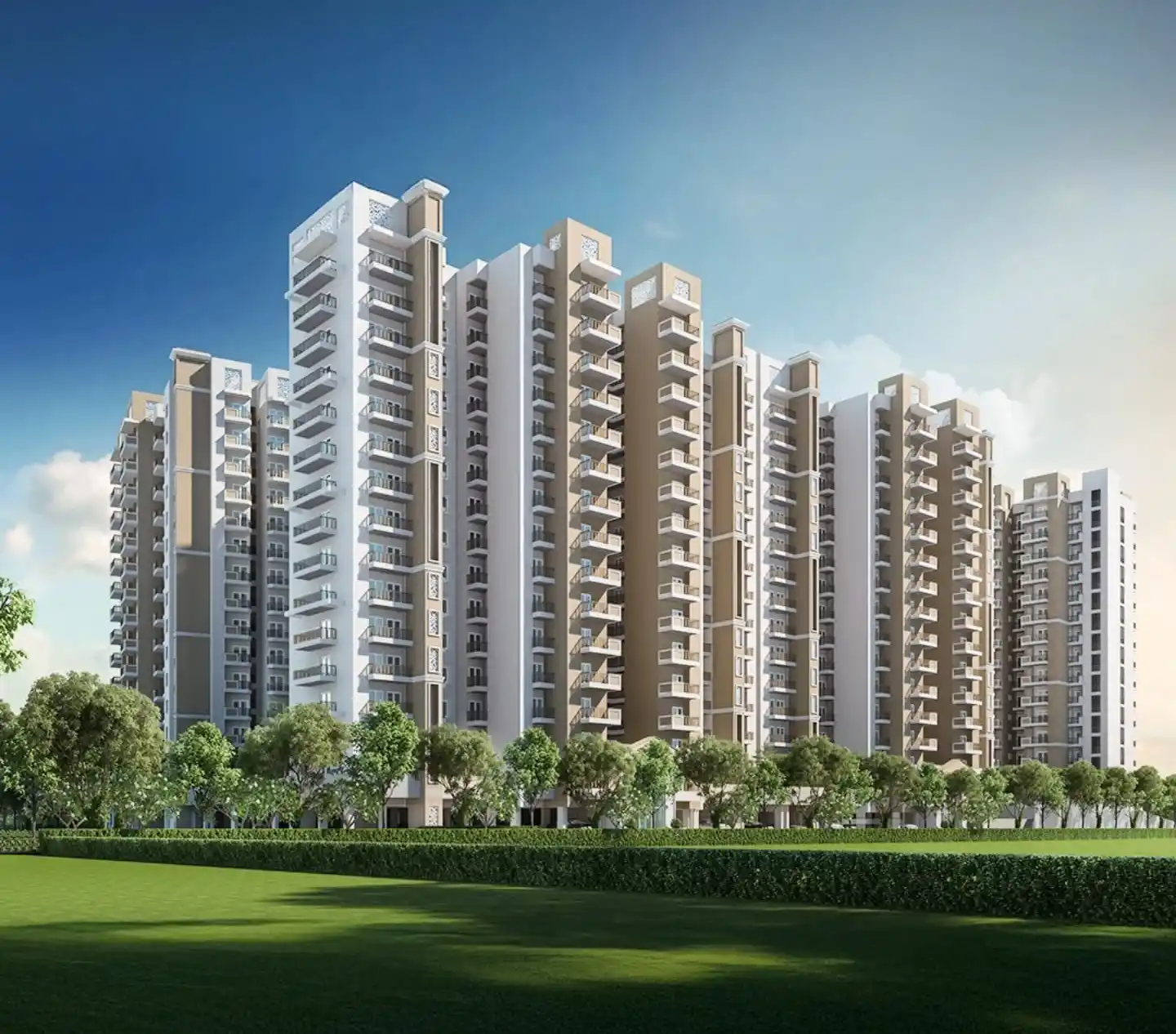 2BHK Ready-to-Move Flats — contemporary apartment exterior